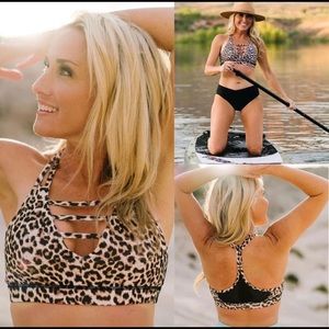 ISO: Zyia leopard grid bra!